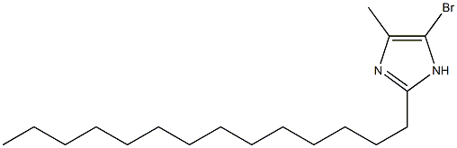 5-Bromo-4-methyl-2-tetradecyl-1H-imidazole Struktur