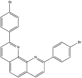 2,9-Bis(4-bromophenyl)-1,10-phenanthroline Struktur