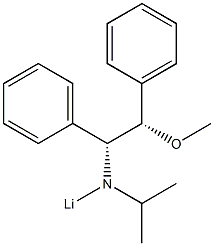 Isopropyl[(1R,2S)-1,2-diphenyl-2-methoxyethyl]aminolithium Structure