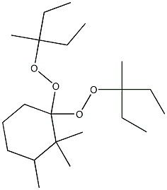 2,2,3-Trimethyl-1,1-bis(1-ethyl-1-methylpropylperoxy)cyclohexane Struktur