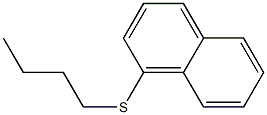 1-(Butylthio)naphthalene Struktur