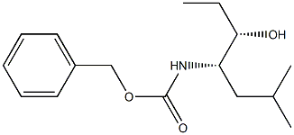 [(1S,2S)-1-Isobutyl-2-hydroxybutyl]carbamic acid benzyl ester Struktur