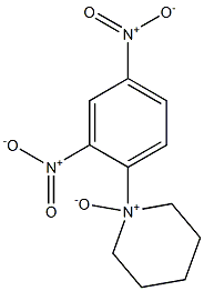 1-(2,4-Dinitrophenyl)piperidine 1-oxide Struktur