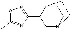 3-(5-Methyl-1,2,4-oxadiazol-3-yl)quinuclidine Struktur