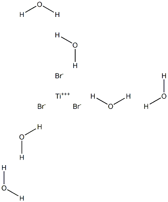 Titanium(III) bromide hexahydrate Struktur