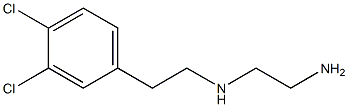 2-(3,4-Dichlorophenyl)-N-(2-aminoethyl)ethanamine Struktur