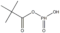 Phosphonic acid pivaloyl ester Struktur