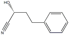 (1R)-1-Hydroxy-3-phenyl-1-propanecarbonitrile Struktur