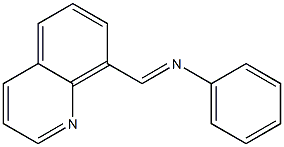 N-Phenylquinoline-8-methanimine Struktur