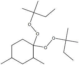 2,4-Dimethyl-1,1-bis(tert-pentylperoxy)cyclohexane Struktur