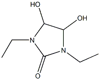 1,3-Diethyl-4,5-dihydroxyimidazolidine-2-one Struktur