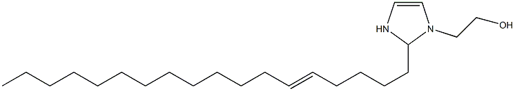 2-(5-Octadecenyl)-4-imidazoline-1-ethanol Struktur