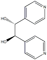 (1R,2R)-1,2-Bis(4-pyridinyl)-1,2-ethanediol Struktur