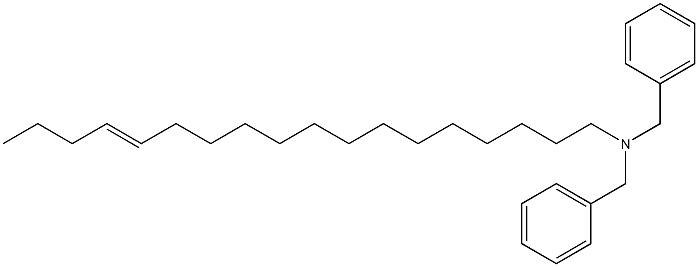 (14-Octadecenyl)dibenzylamine Struktur