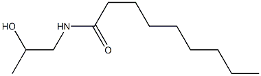 N-(2-Hydroxypropyl)nonanamide Struktur