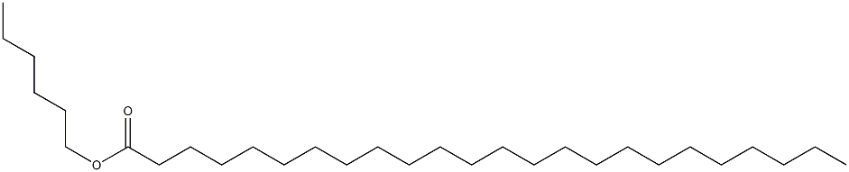 Tetracosanoic acid hexyl ester Struktur