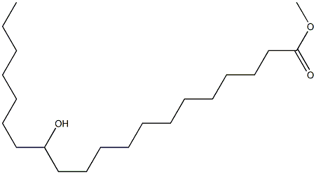 13-Hydroxyicosanoic acid methyl ester Struktur