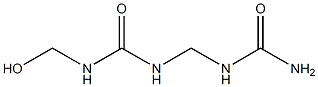 3-(Hydroxymethyl)[1,1'-methylenebisurea] Struktur