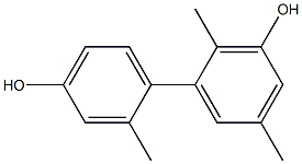 2,2',5-Trimethyl-1,1'-biphenyl-3,4'-diol Struktur