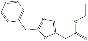 2-Benzyloxazole-5-acetic acid ethyl ester Struktur