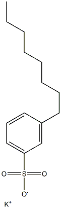 3-Octylbenzenesulfonic acid potassium salt Struktur