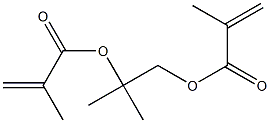 Bismethacrylic acid 1,1-bis(hydroxymethyl)ethylene ester Struktur