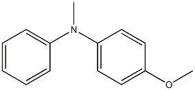 N-Methyl-N-(4-methoxyphenyl)aniline Struktur