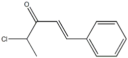 Styryl 1-chloroethyl ketone Struktur