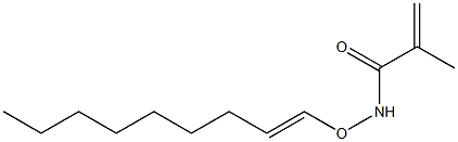 N-(1-Nonenyloxy)methacrylamide Struktur