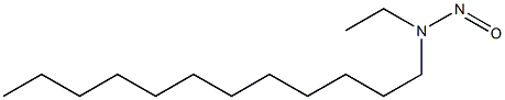 N-Nitroso-N-ethyldodecylamine Struktur