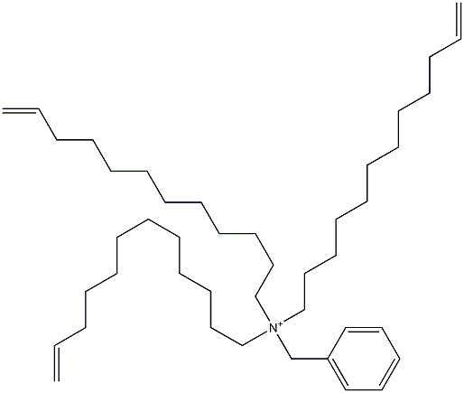 Tri(11-dodecenyl)benzylaminium Struktur