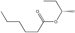 (+)-Hexanoic acid (S)-sec-butyl ester Struktur