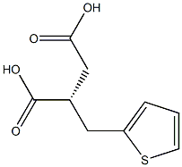 [R,(-)]-(2-Thenyl)succinic acid Struktur