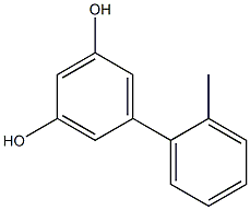 5-(2-Methylphenyl)benzene-1,3-diol Struktur