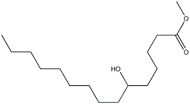 6-Hydroxypentadecanoic acid methyl ester Struktur