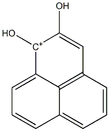 1,2-Dihydroxy-1H-phenalene-1-cation Struktur