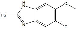 5-Fluoro-6-methoxy-1H-benzimidazole-2-thiol Struktur