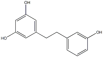 Bibenzyl-3,3',5-triol Struktur