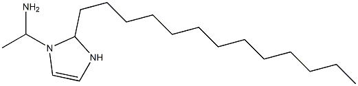 1-(1-Aminoethyl)-2-tridecyl-4-imidazoline Struktur