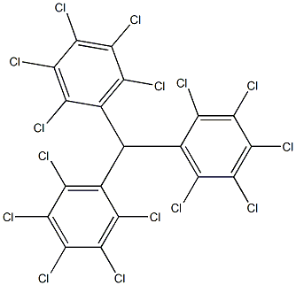 Tris(pentachlorophenyl)methane Struktur