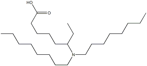 6-(Dioctylamino)octanoic acid Struktur