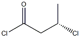 [S,(+)]-3-Chlorobutyric acid chloride Struktur