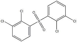 Bis(2,3-dichlorophenyl) sulfone Struktur