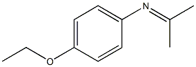 4-Ethoxy-N-isopropylideneaniline Struktur