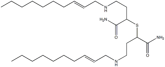 2-[[(2E)-2-Decenyl]amino]ethyl(carbamoylmethyl) sulfide Struktur