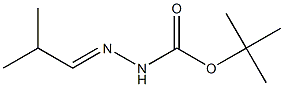 2-Methylpropionaldehyde tert-butyloxycarbonyl hydrazone Struktur