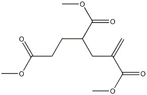 5-Hexene-1,3,5-tricarboxylic acid trimethyl ester Struktur