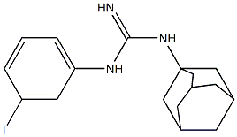 1-(1-Adamantyl)-3-(3-iodophenyl)guanidine Struktur