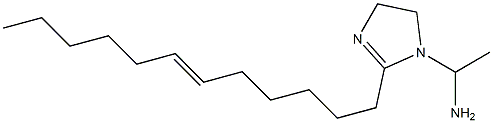 1-(1-Aminoethyl)-2-(6-dodecenyl)-2-imidazoline Struktur