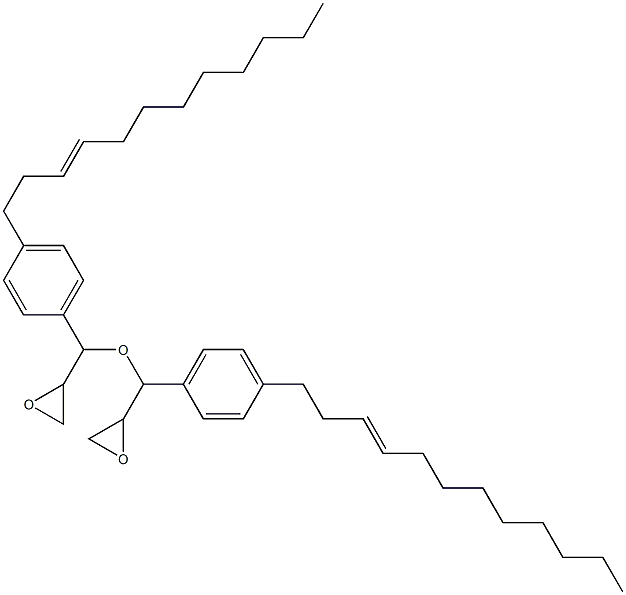 4-(3-Dodecenyl)phenylglycidyl ether Struktur